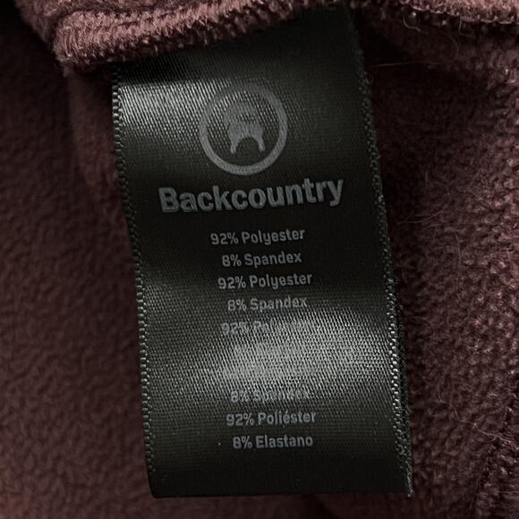 Backcountry Pullover Womens Medium Quarter Zip Stretch Fleece Outdoor Hiking - Picture 6 of 9